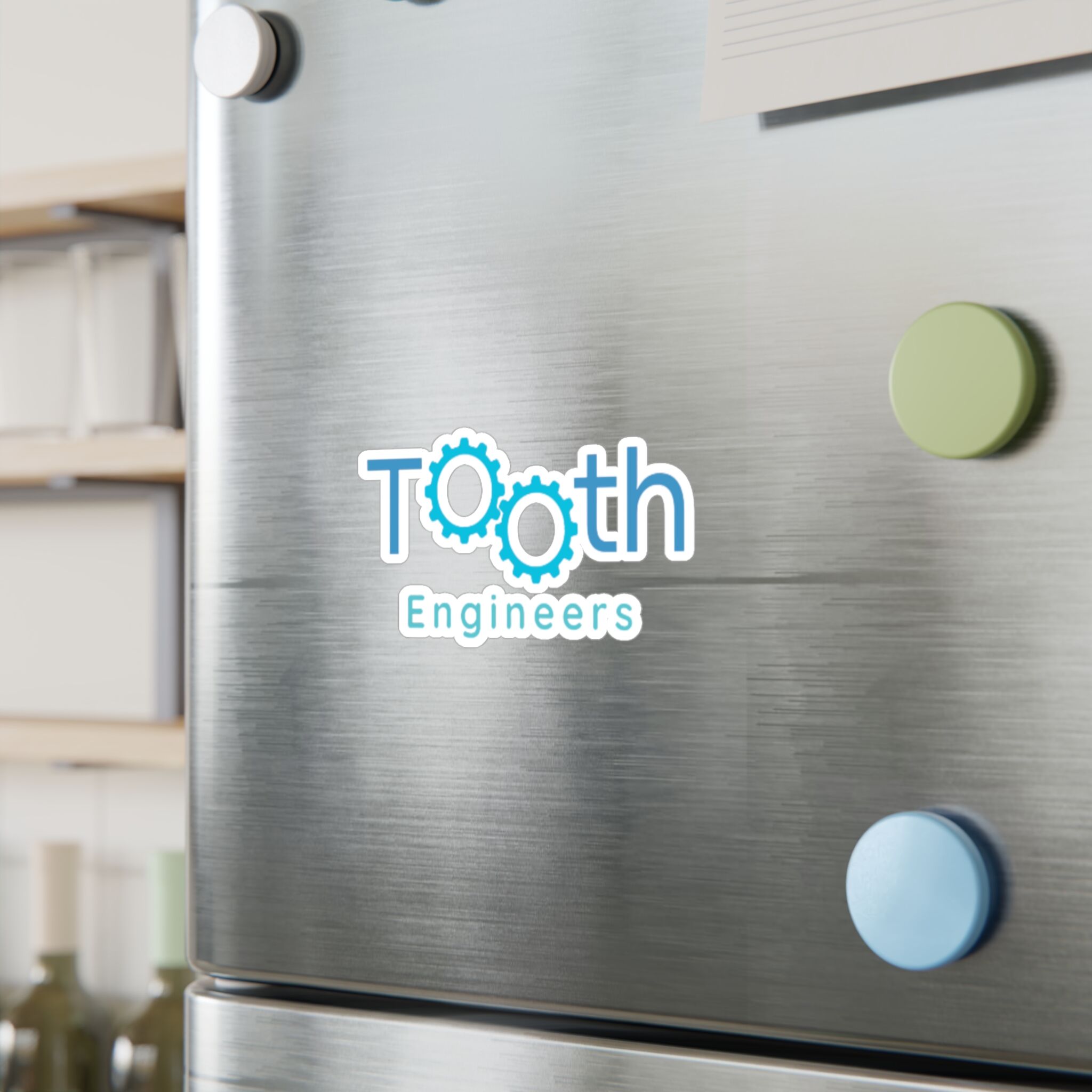Tooth Engineers logo Kiss-Cut Vinyl Decal | Small sticker for windows, laptops - Image 11