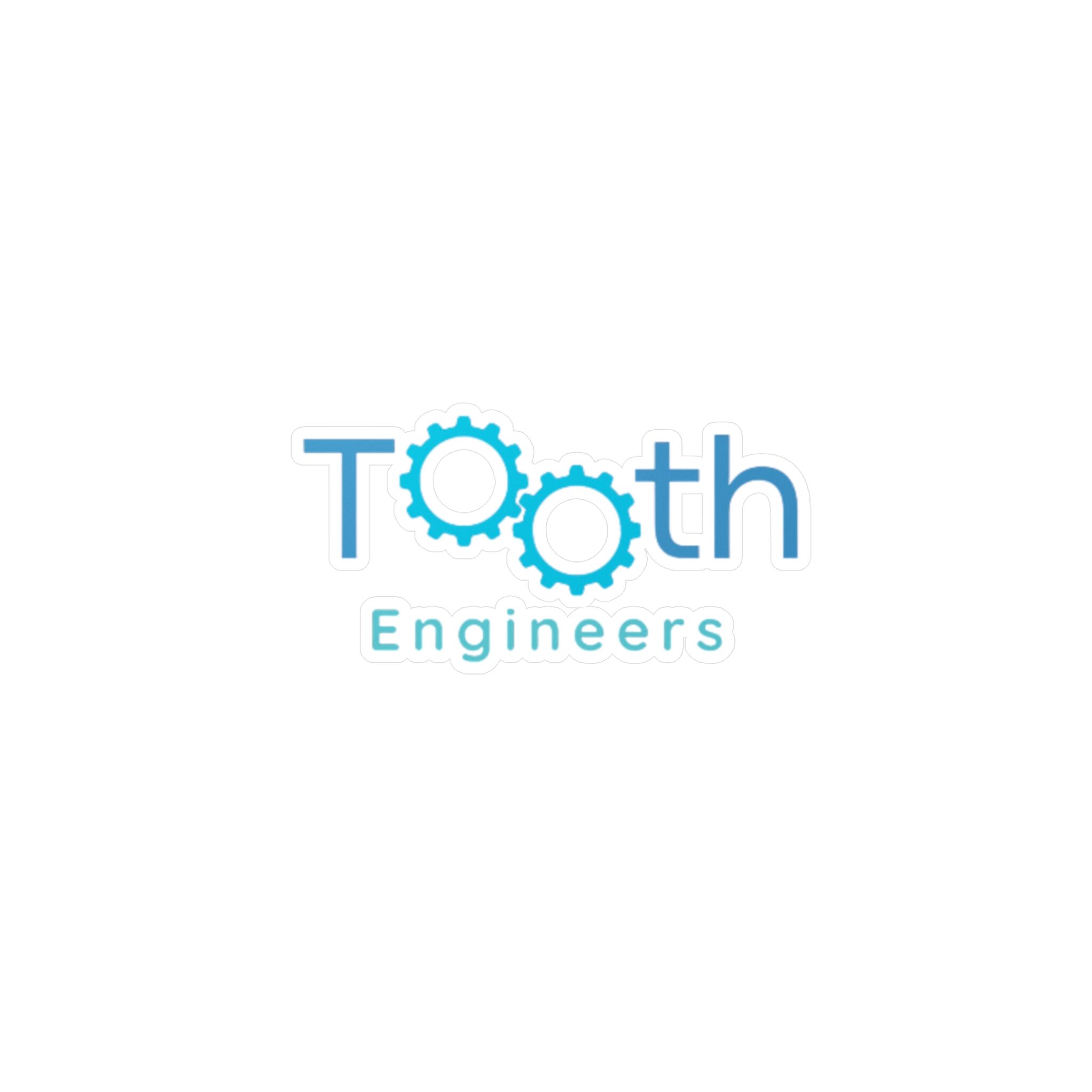 Tooth Engineers logo Kiss-Cut Vinyl Decal | Small sticker for windows, laptops - Image 9
