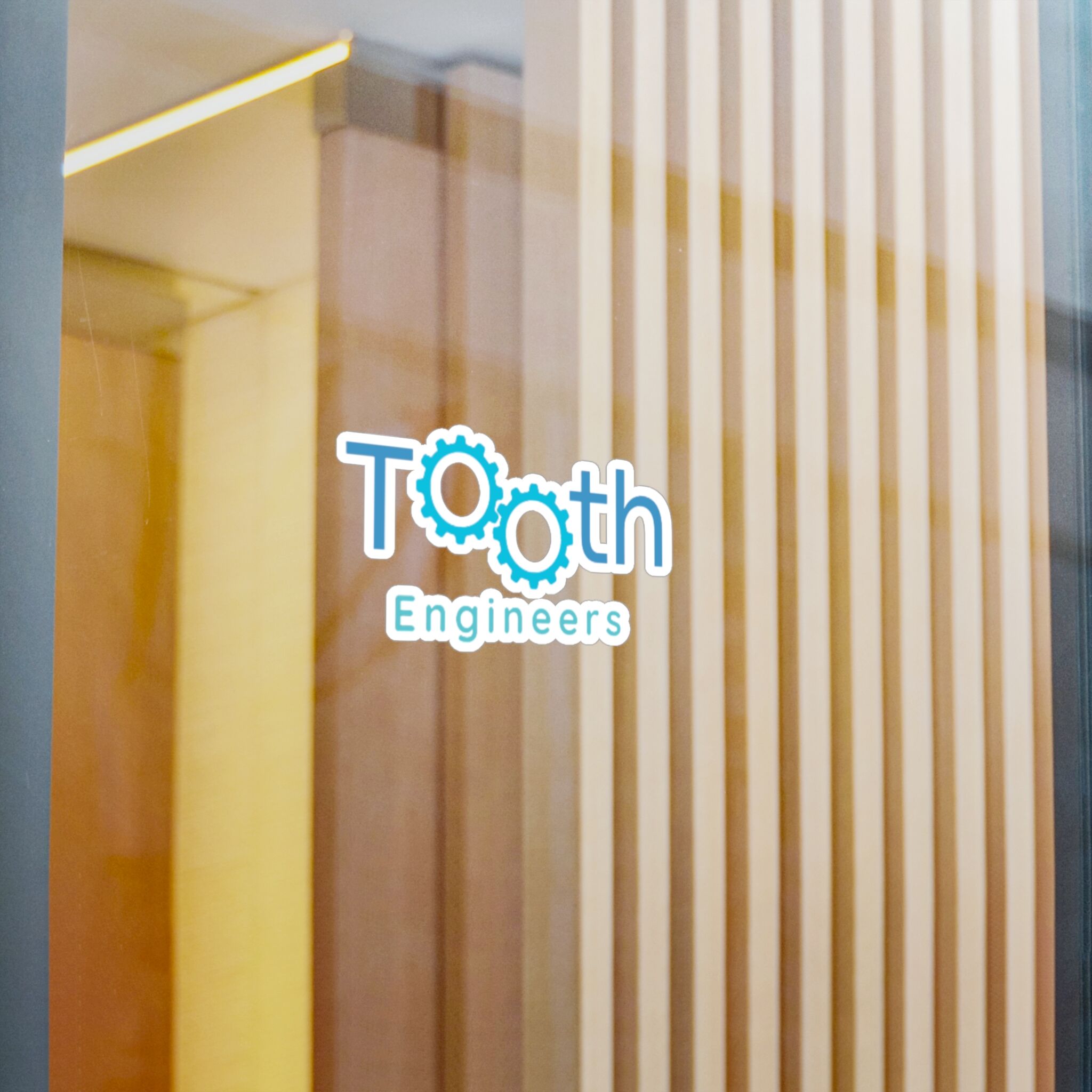 Tooth Engineers logo Kiss-Cut Vinyl Decal | Small sticker for windows, laptops - Image 10