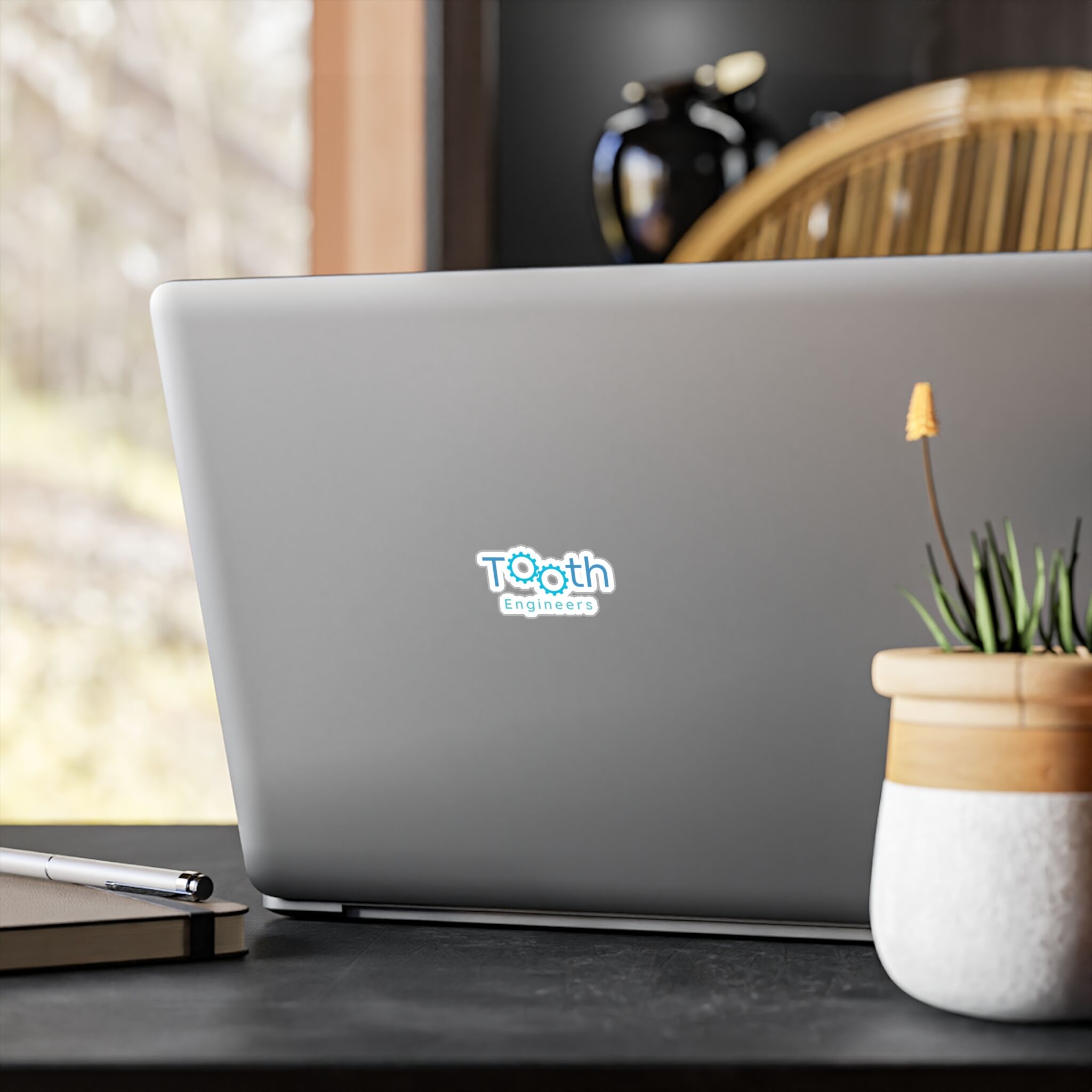 Tooth Engineers logo Kiss-Cut Vinyl Decal | Small sticker for windows, laptops - Image 4