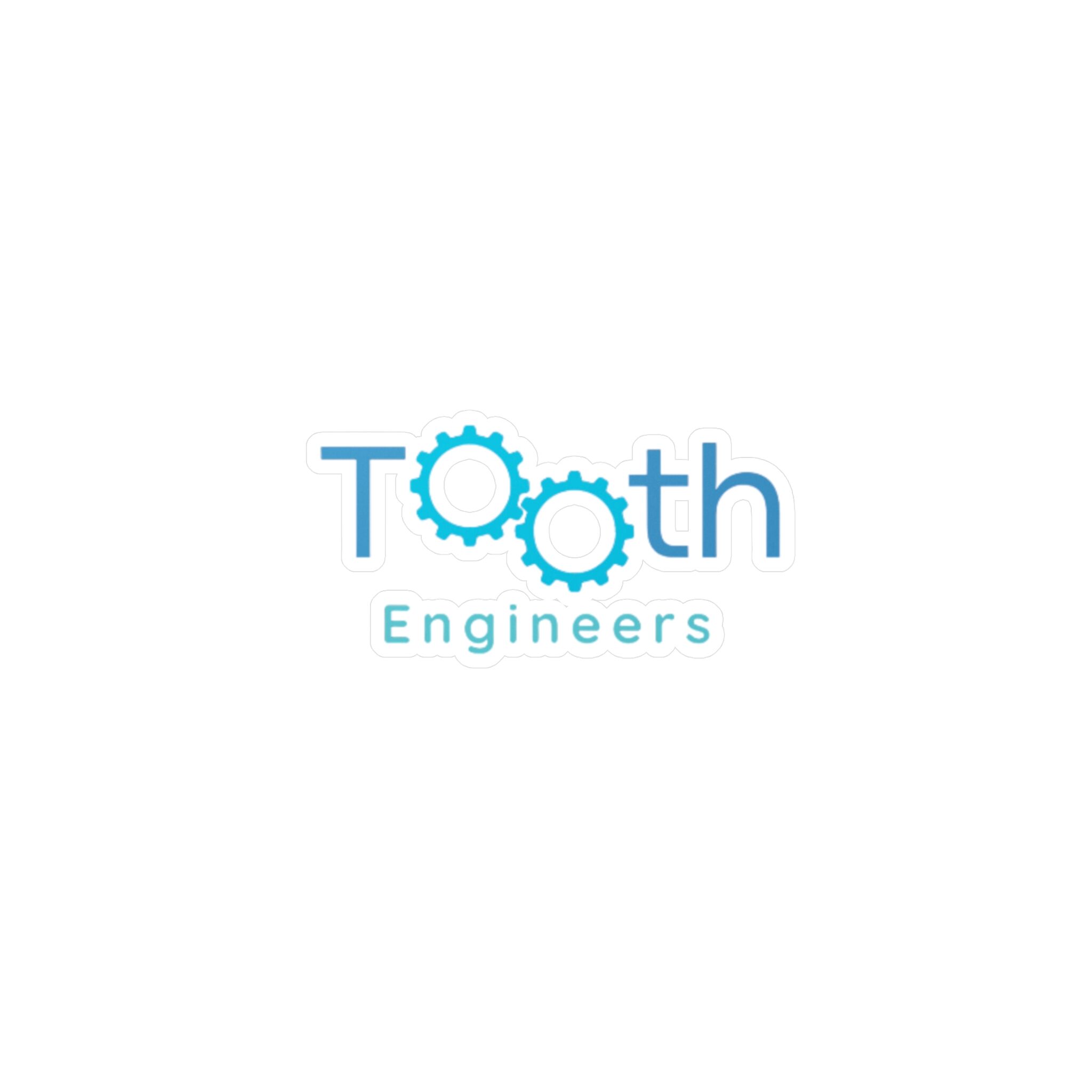 Tooth Engineers logo Kiss-Cut Vinyl Decal | Small sticker for windows, laptops - Image 5