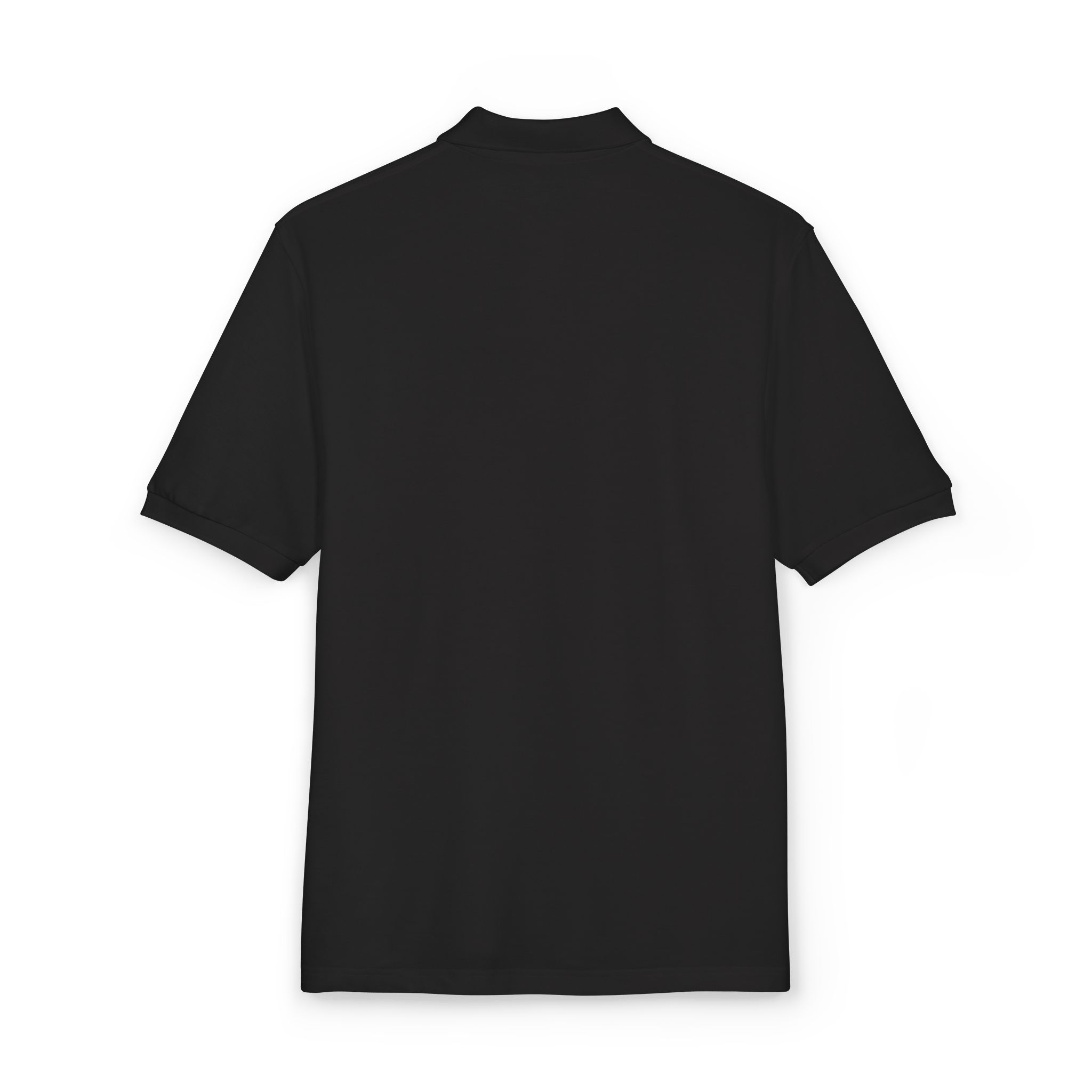 Blue Wave Logo Polo Shirt | Embroidered Chest and Sleeve Logo - Image 3