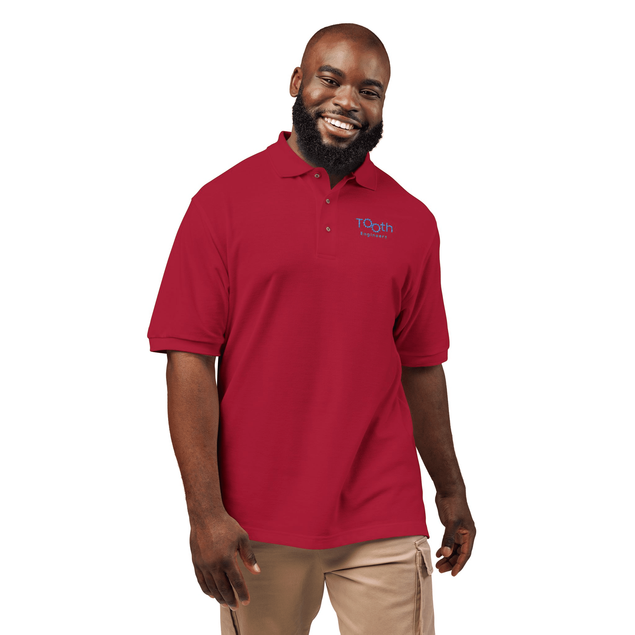 Blue Wave Logo Polo Shirt | Embroidered Chest and Sleeve Logo - Image 28